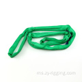 Warna pusingan webbing sling kren mengangkat sling webbing